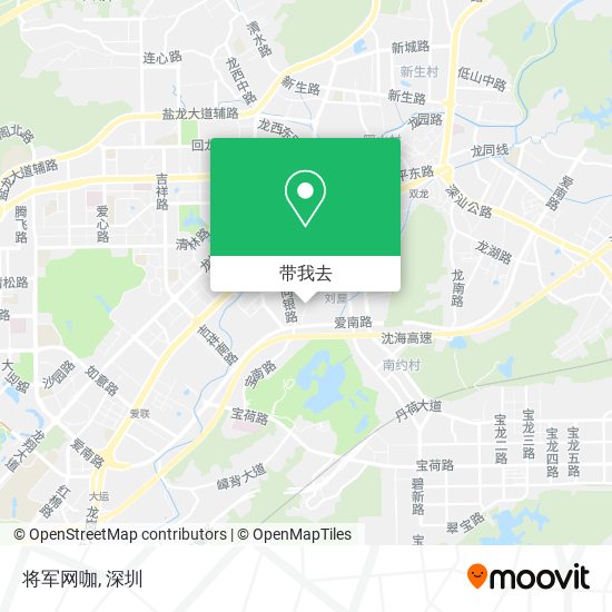 将军网咖地图