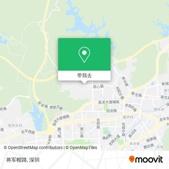 将军帽路地图