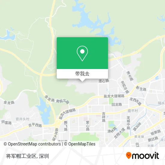 将军帽工业区地图
