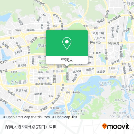 深南大道/福田路(路口)地图