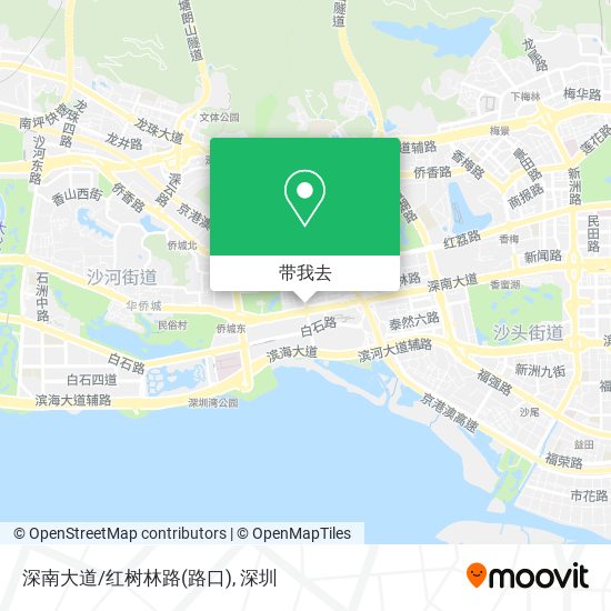 深南大道/红树林路(路口)地图