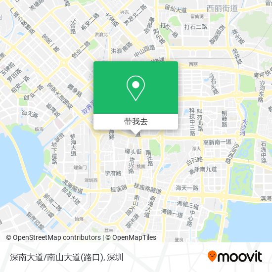 深南大道/南山大道(路口)地图