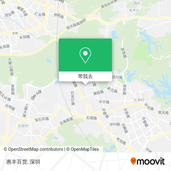 惠丰百货地图