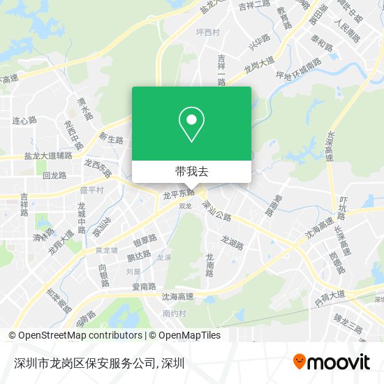 深圳市龙岗区保安服务公司地图