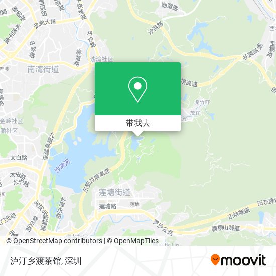 泸汀乡渡茶馆地图