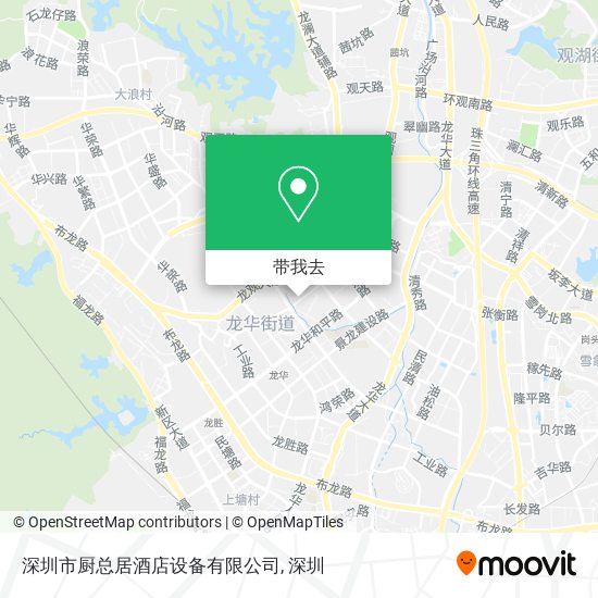 深圳市厨总居酒店设备有限公司地图