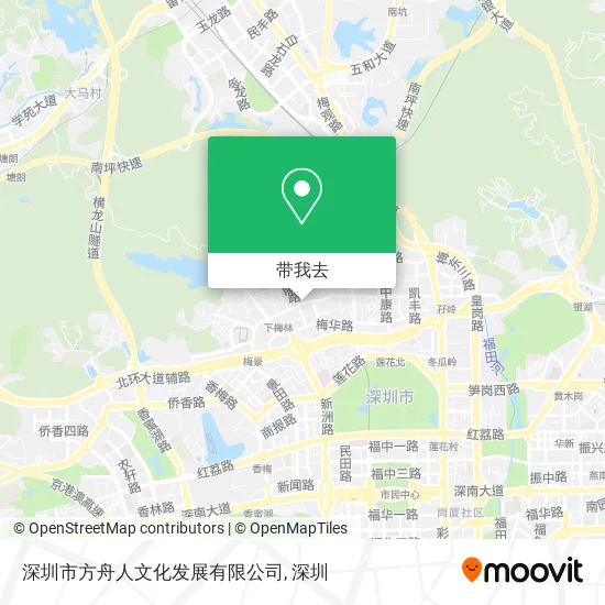 深圳市方舟人文化发展有限公司地图
