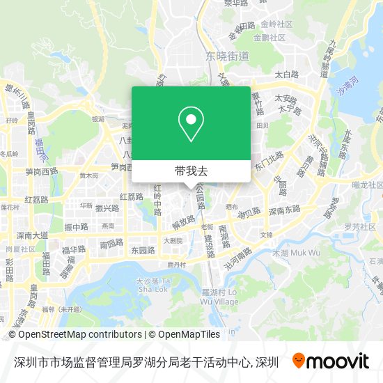 深圳市市场监督管理局罗湖分局老干活动中心地图