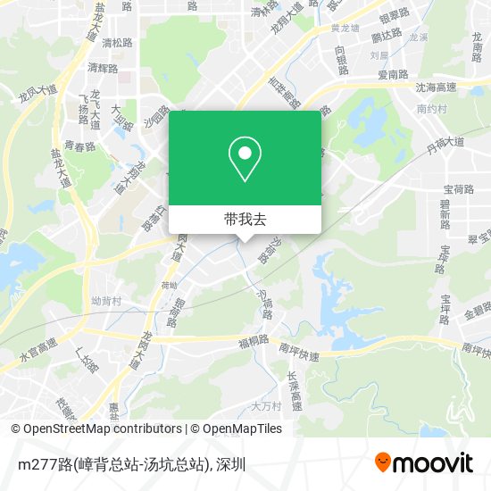 m277路(嶂背总站-汤坑总站)地图