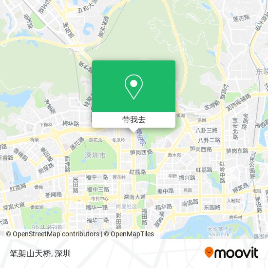 笔架山天桥地图