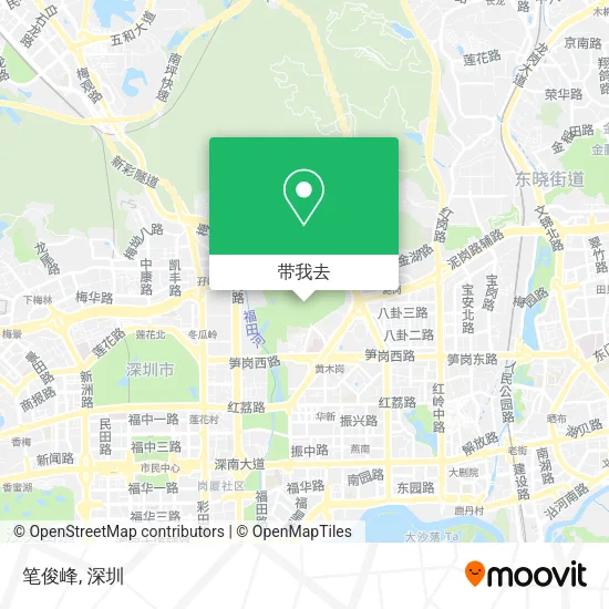 笔俊峰地图