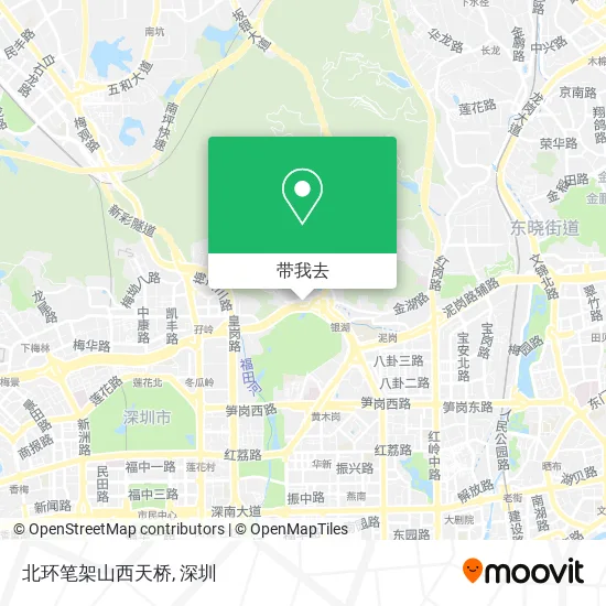 北环笔架山西天桥地图