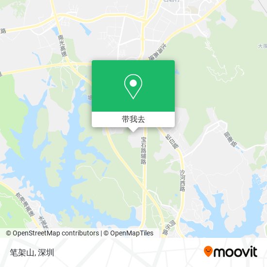 笔架山地图