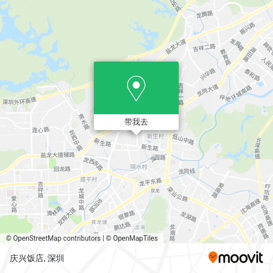 庆兴饭店地图