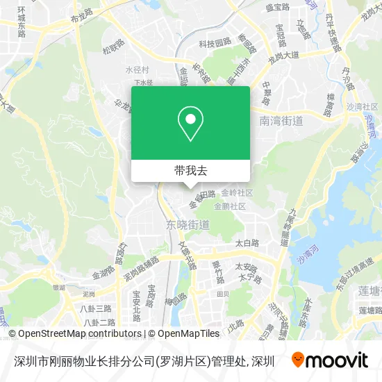 深圳市刚丽物业长排分公司(罗湖片区)管理处地图