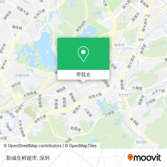新城生鲜超市地图