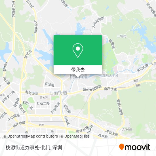 桃源街道办事处-北门地图