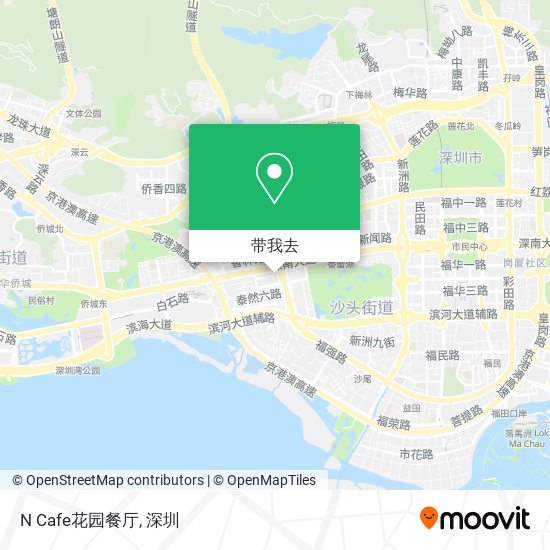 N Cafe花园餐厅地图