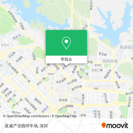 庭威产业园停车场地图