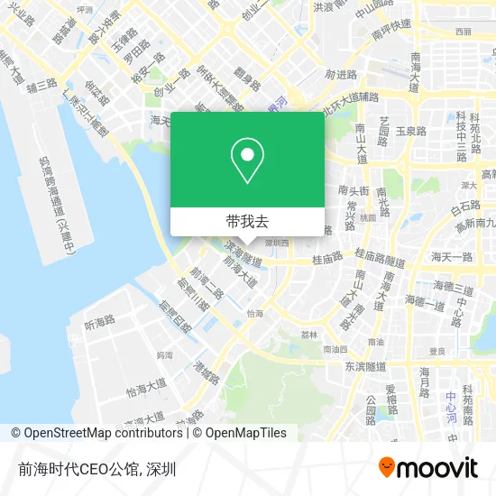 前海时代CEO公馆地图