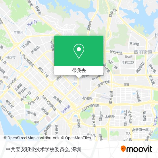 中共宝安职业技术学校委员会地图