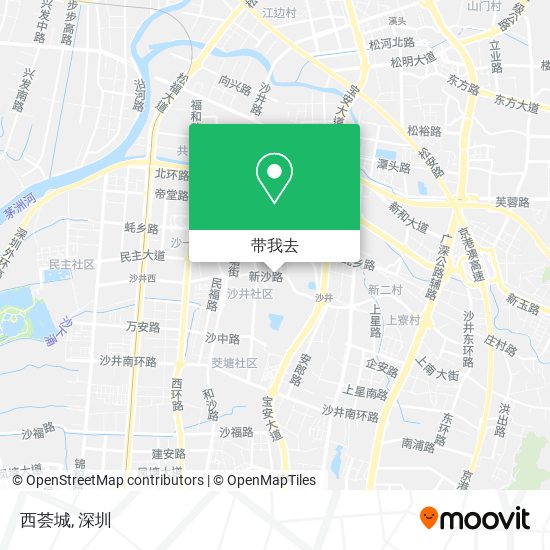 西荟城地图