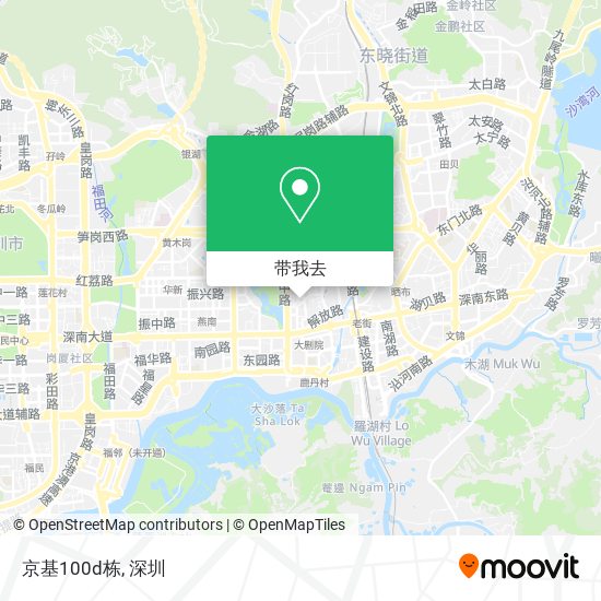 京基100d栋地图