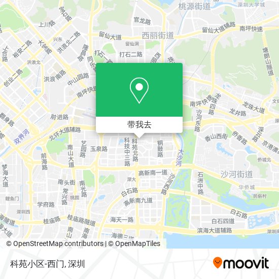 科苑小区-西门地图