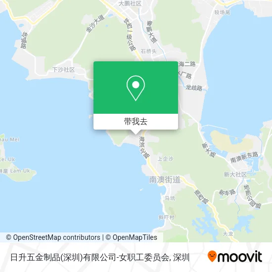 日升五金制品(深圳)有限公司-女职工委员会地图