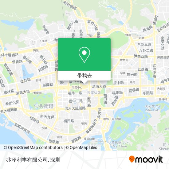 兆泽利丰有限公司地图