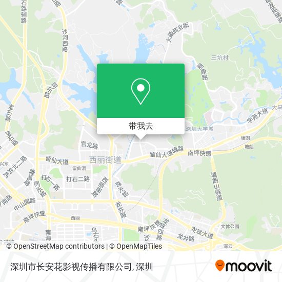 深圳市长安花影视传播有限公司地图