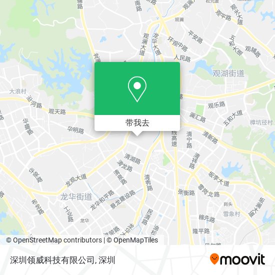 深圳领威科技有限公司地图