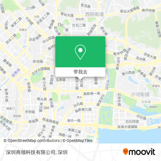 深圳商领科技有限公司地图