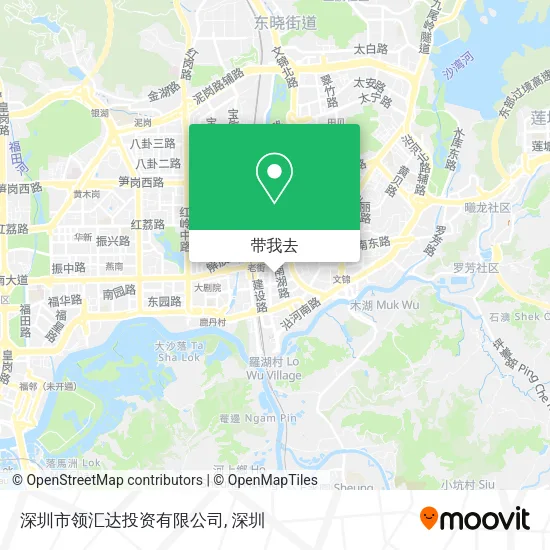 深圳市领汇达投资有限公司地图