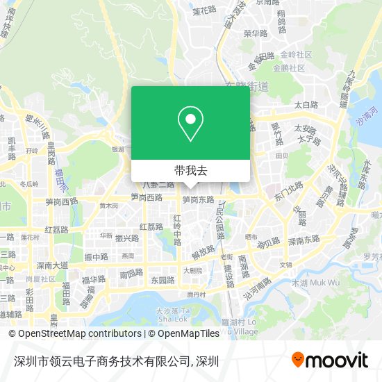 深圳市领云电子商务技术有限公司地图