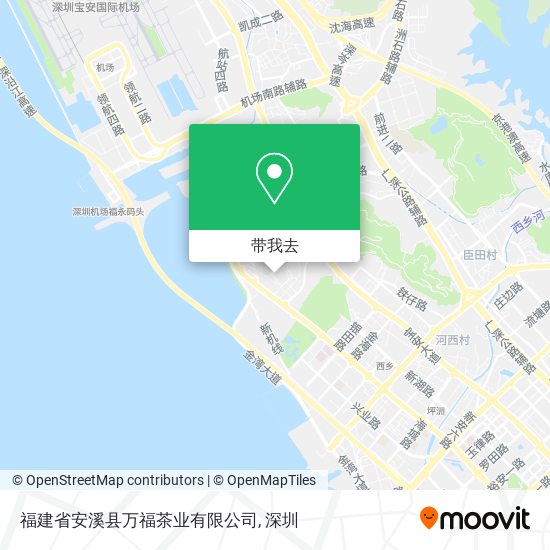 福建省安溪县万福茶业有限公司地图
