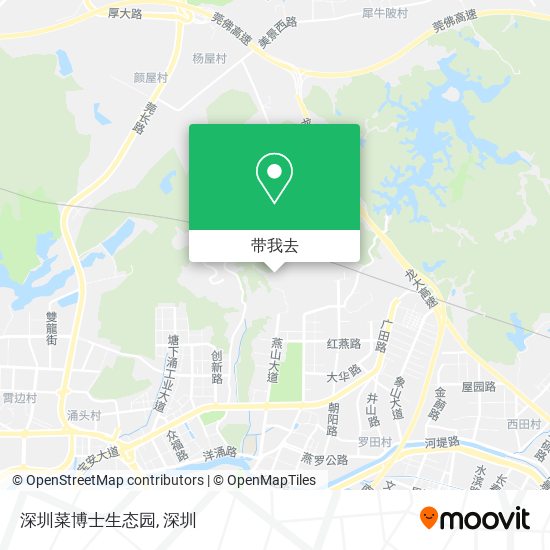 深圳菜博士生态园地图