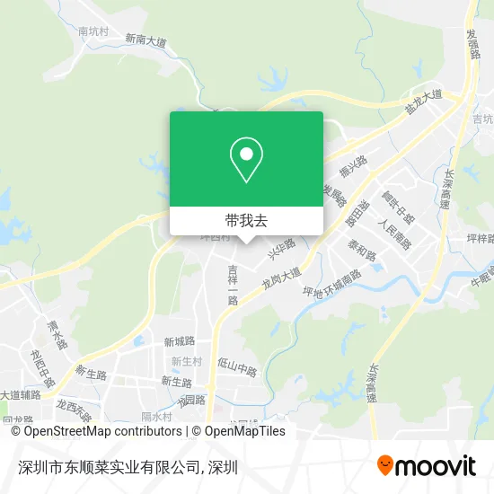 深圳市东顺菜实业有限公司地图