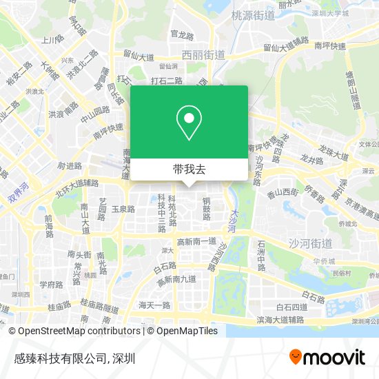 感臻科技有限公司地图