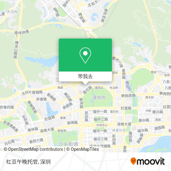 红豆午晚托管地图