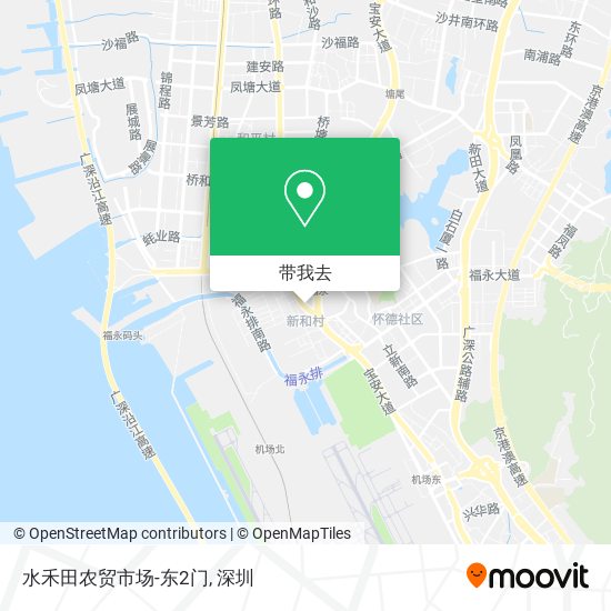 水禾田农贸市场-东2门地图