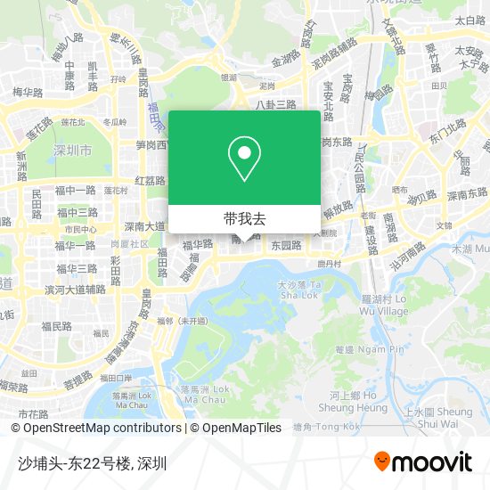 沙埔头-东22号楼地图