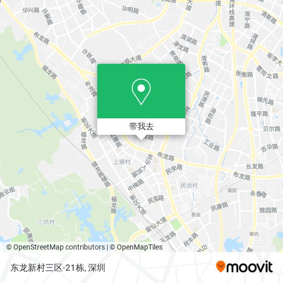 东龙新村三区-21栋地图