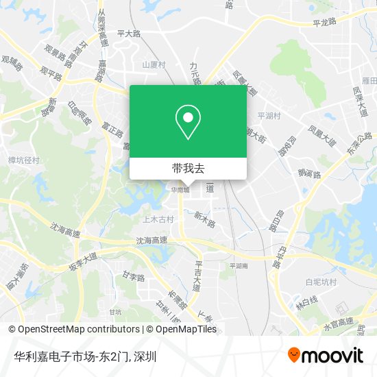华利嘉电子市场-东2门地图