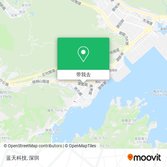 蓝天科技地图