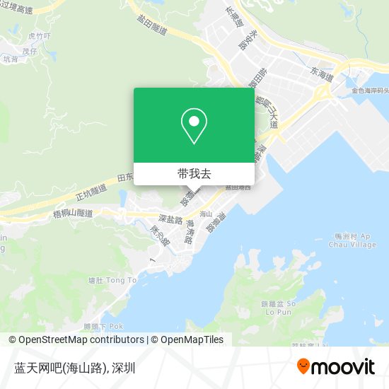 蓝天网吧(海山路)地图