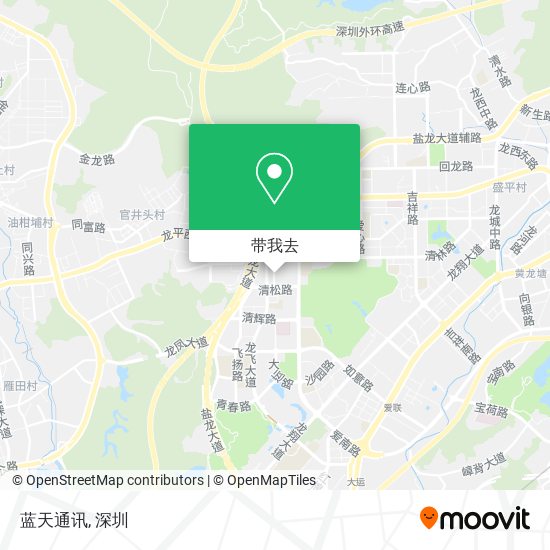 蓝天通讯地图