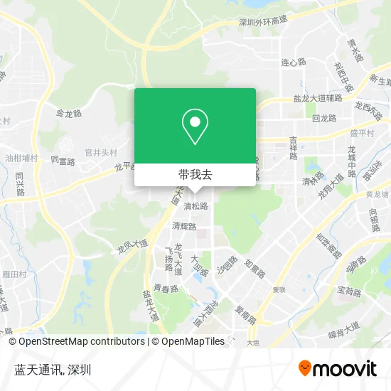 蓝天通讯地图