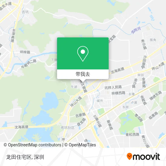 龙田住宅区地图