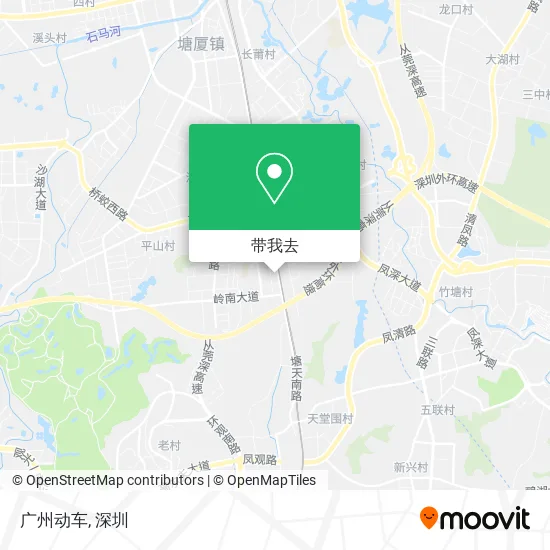 广州动车地图